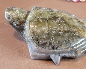 Moss Agate Turtle
