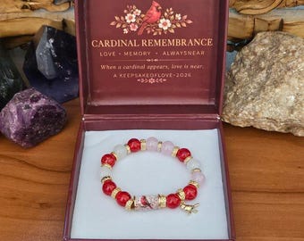 Cardinal Bracelet w Gift Box