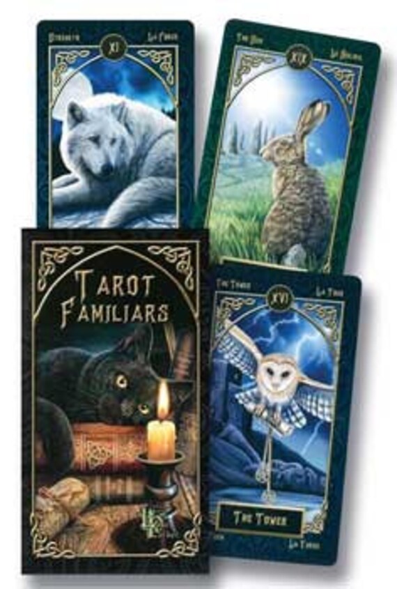 Tarot Familiars Tarot Card Deck by Lisa Parker Black Cats Animals