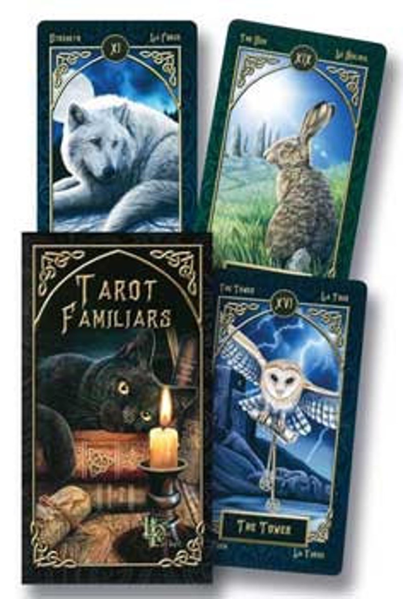 Tarot Familiars Tarot Card Deck by Lisa Parker Black Cats Etsy