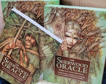 Sherwood Oracle + 256p GUIDEBOOK: Hidden Lore of the Wild Forest (Wildwood Tarot) Vintage Tarot Wiccan Pagan Wicca Readings
