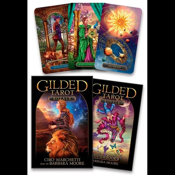 Gilded Tarot Royale Deck and 224 Page Book Set Wiccan Pagan Wicca Readings  Gifts - Etsy Canada