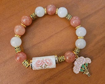 Carnation Bracelet Nature Flowers Plants