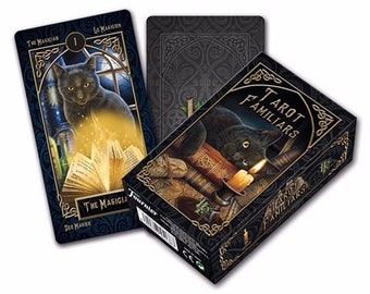 Tarot Familiars Tarot Card Deck by Lisa Parker Black Cats Animals