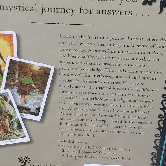 Wildwood Tarot Deck And Book Wiccan Pagan Wicca Tarot Readings Etsy
