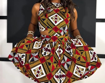 African Short stretchy dress/ African Wedding dress /Women's Dashiki/ Kente/ Ankara/ African Clothing/  African print/ African fashion Dress