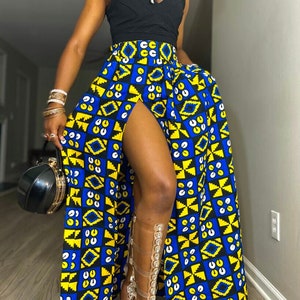 African Print Maxi Skirt, Long gathered Skirt, Ankara skirt, Long  Maxi Skirt / African Clothing for Women/ Summer Skirt