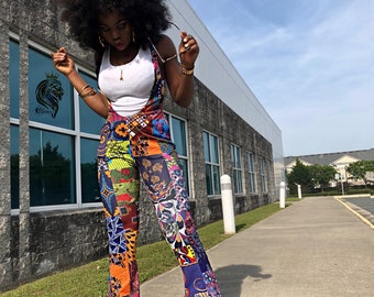 dashiki jumpsuit plus size
