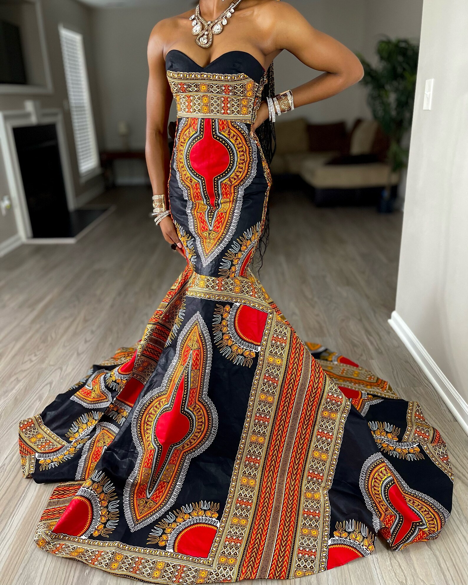 African Wedding Dress /women's Dashiki/ Kente/ Ankara/ - Etsy