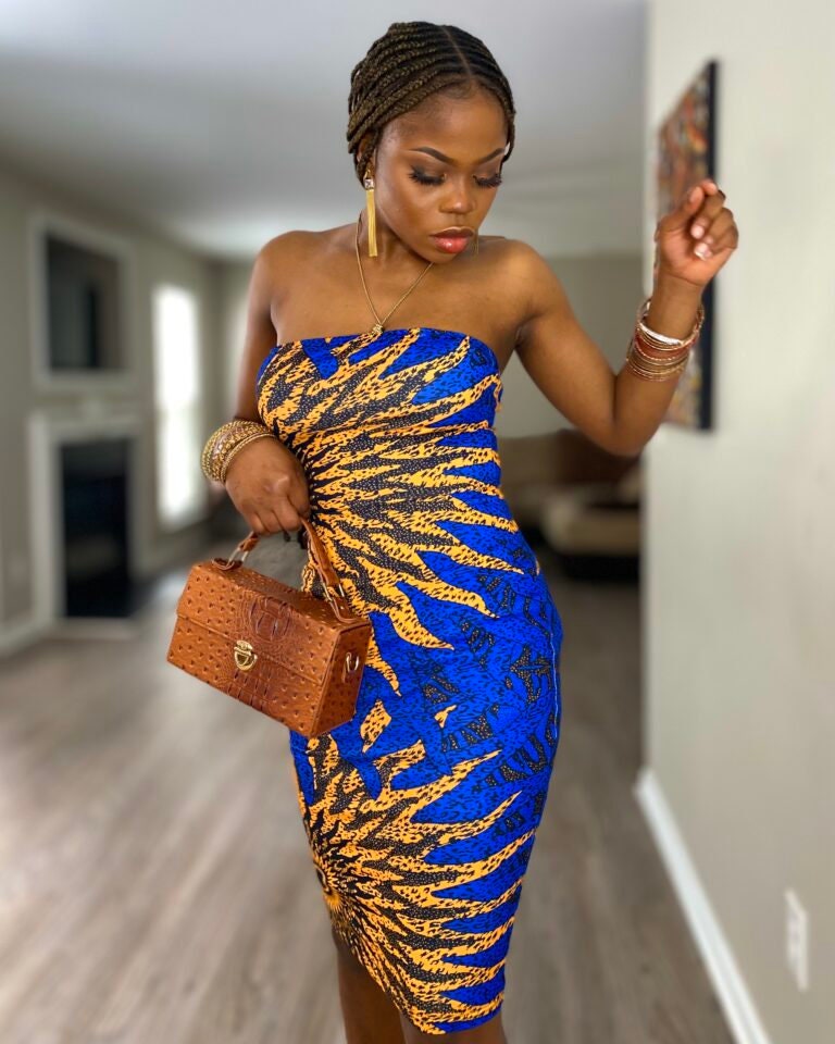african bridesmaid dresses short