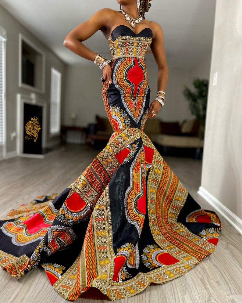 African Wedding Dress /women's Dashiki/ Kente/ Ankara/ | Etsy