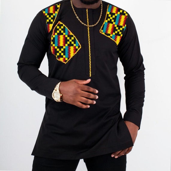 Camisa africano de hombre Ropa africana - Etsy México