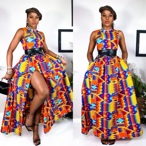 African Wedding dress /Women's Dashiki/ Kente/ Ankara/ African print/ African Clothing/ Africa ladies/ African fashion Dress/ Prom Dress