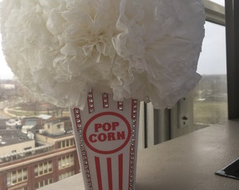 Popcorn carnival themed center piece