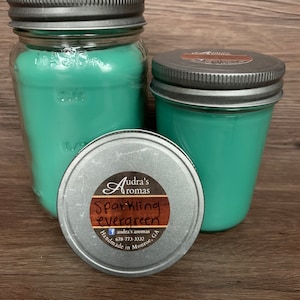 Pine Scented Candle, Woods Candle, Scented Candle, Mason Jar Candle, Gift for Him