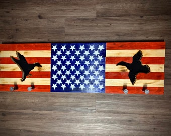 Duck Cutout Wall Hooks, Hat Holder, EntryWay Organizers, Towel Holder, Farmhouse Coat Rack, Shotgun Shell Decor, Hat Hooks, Coat Rack
