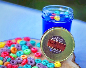 Fruit Loops Candle/ Cereal Candle/ Fruity Candle/ Fruit Loops