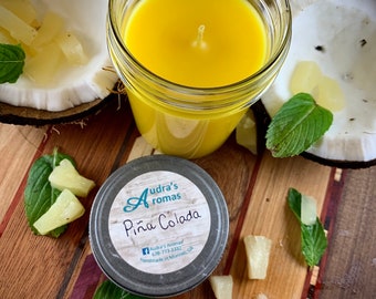 Pina Colada Candle/ Pineapple Candle/ Pineapple Decor/ Summer Candle