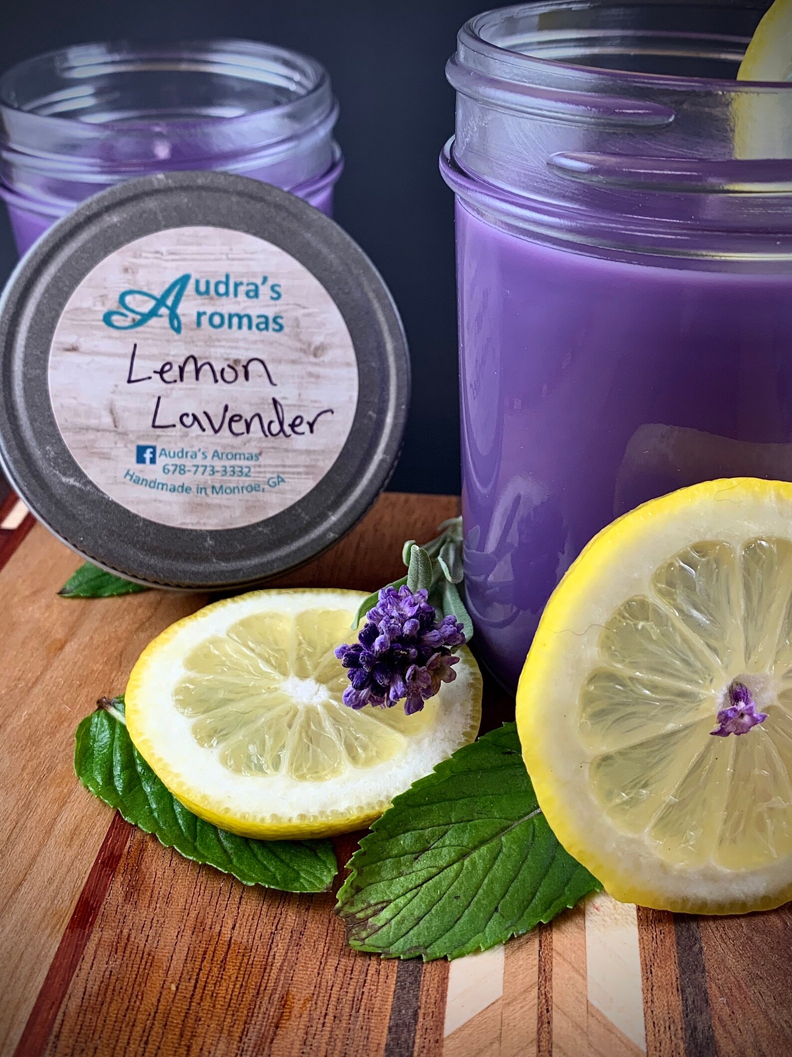 Lemon Lavender Candle/ Essential Oils/ Lemon Candle/ Lavender Etsy