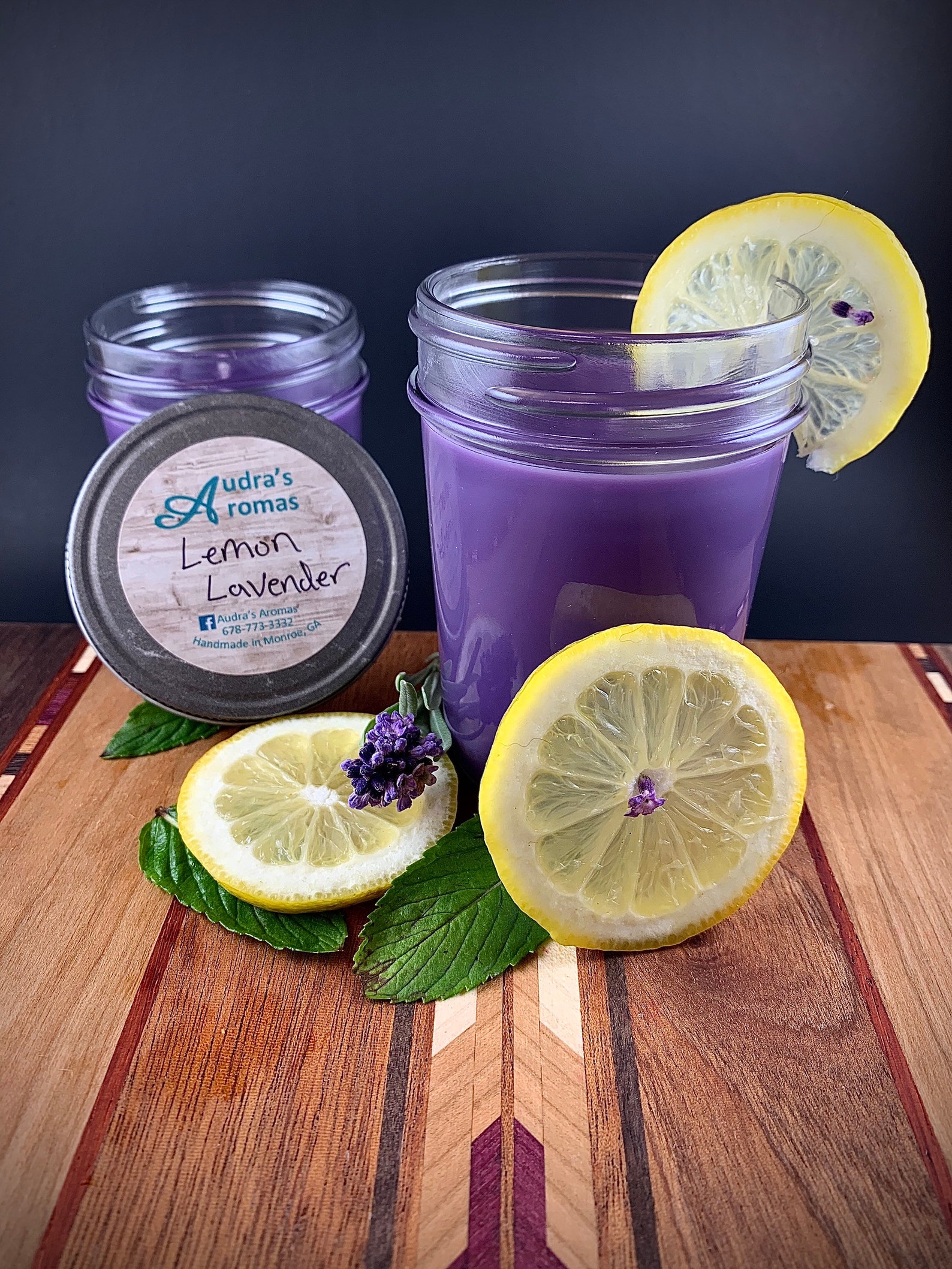 Lemon Lavender Candle/ Essential Oils/ Lemon Candle/ Lavender Etsy