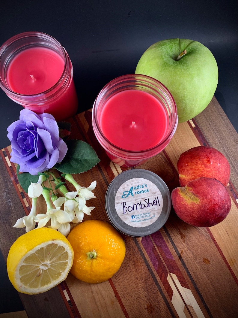 Bombshell Candle Perfume Scented Candle Women Perfume Home Etsy