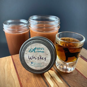 Whiskey Candle/ Whiskey Lover/ Gift For Him/ Whiskey Barrel/ Manly Candle