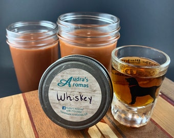 Whiskey Candle/ Whiskey Lover/ Gift For Him/ Whiskey Barrel/ Manly Candle