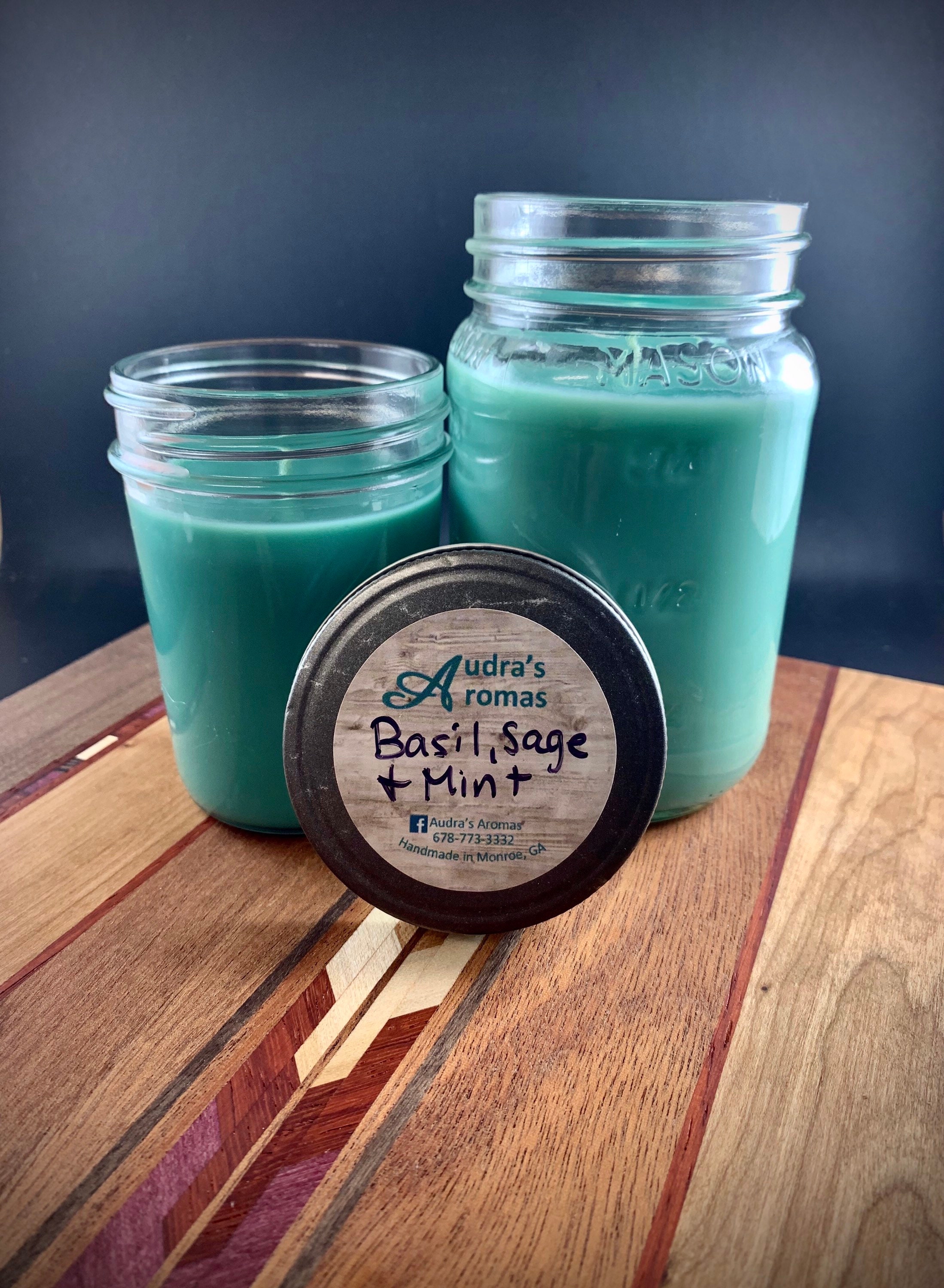 Basil Sage and Mint Candle/ Clean Candle/ Essential Oil Etsy
