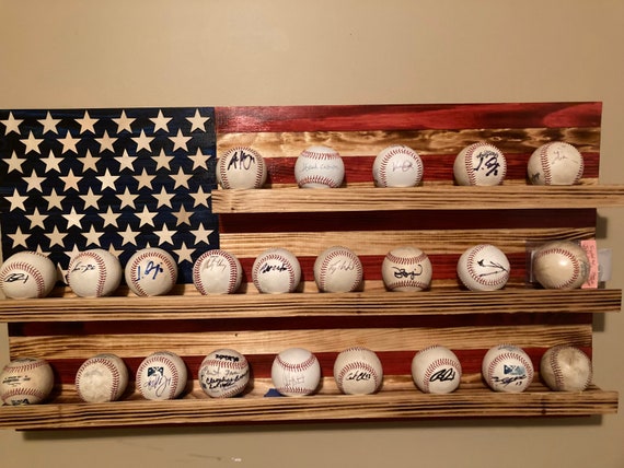 America Flag Shot Glass Holder Wooden American Flag Shot Glass