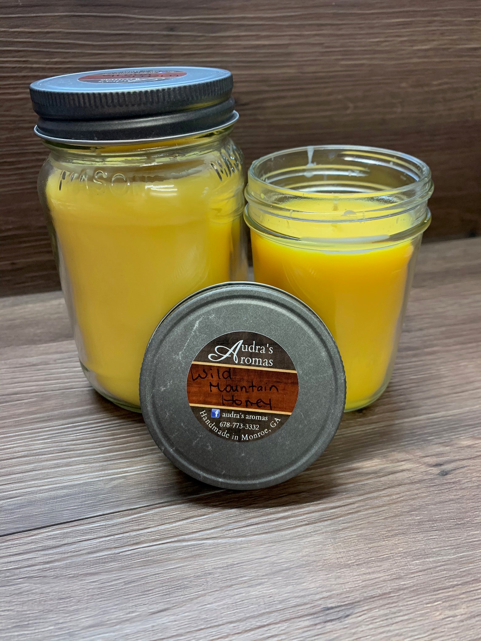 Wild Mountain Honey Candle/ Honey Candle/ Bee decor/ Mason Jar Etsy