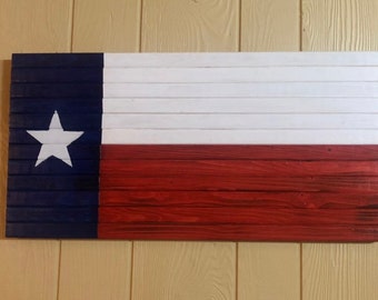 Texas American Flag, Rustic Wood Flag, Wood American Flag, Old Glory, Primitive Americana, Patriotic Gift, Lonestar Flag