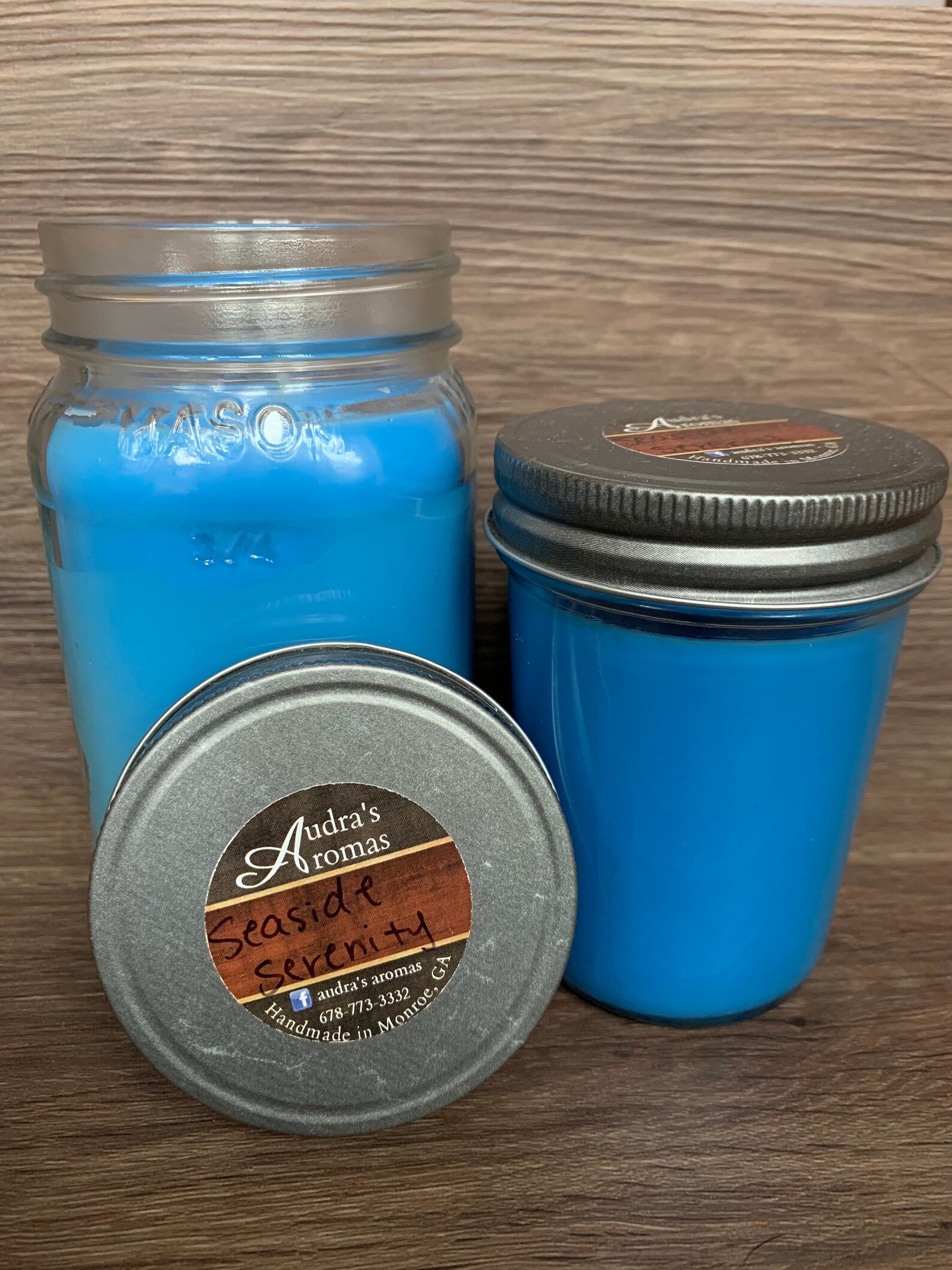 Seaside Serenity Candle/ Beach Scented Candle/ Ocean Candle/ Etsy