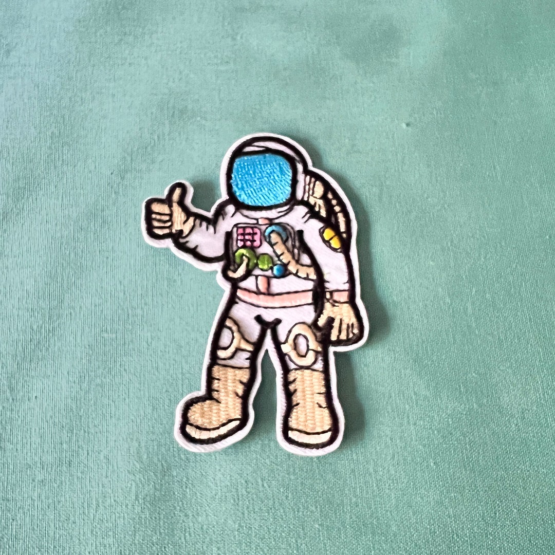Astronaut Iron on Patch - Outer Space Iron on Patches - Thumbs up ...