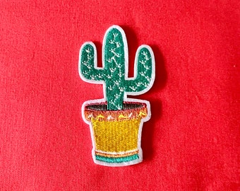 Cactus Patches - Cactus Iron On Patch - Iron on Cactus Patch - Iron On Patches