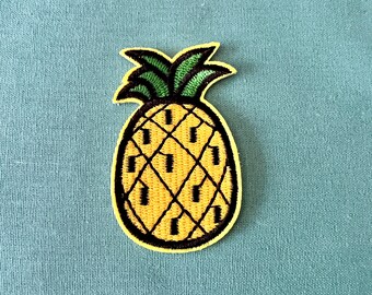 Pineapple Patches - Pineapple Iron On Patch - Iron on Pineapple Patch - Iron On Patches - Patches For Jackets - Sew On Iron On Patch