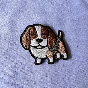 Beagle Aufnäher - Hund Aufnäher - Hound Dog Aufnäher - Aufnäher für Jacken