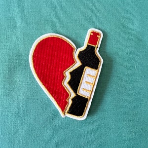 Wine Patches - Iron On Wine Patch -  Iron On Patches - Patches For Jackets - Iron On Patches