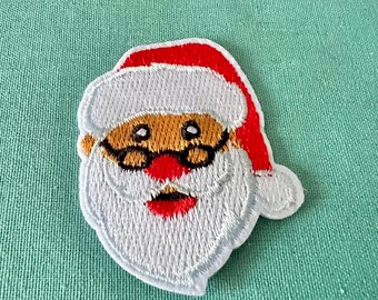 Lot de 9 - Patch thermocollant Noël Père Noël sapin sucre d'orge bonhomme de neige