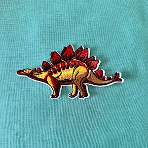 Stegosaurus Patch - Dinosaur Iron On Patch - Iron On Patches - Patches For Jackets - Iron On Patch