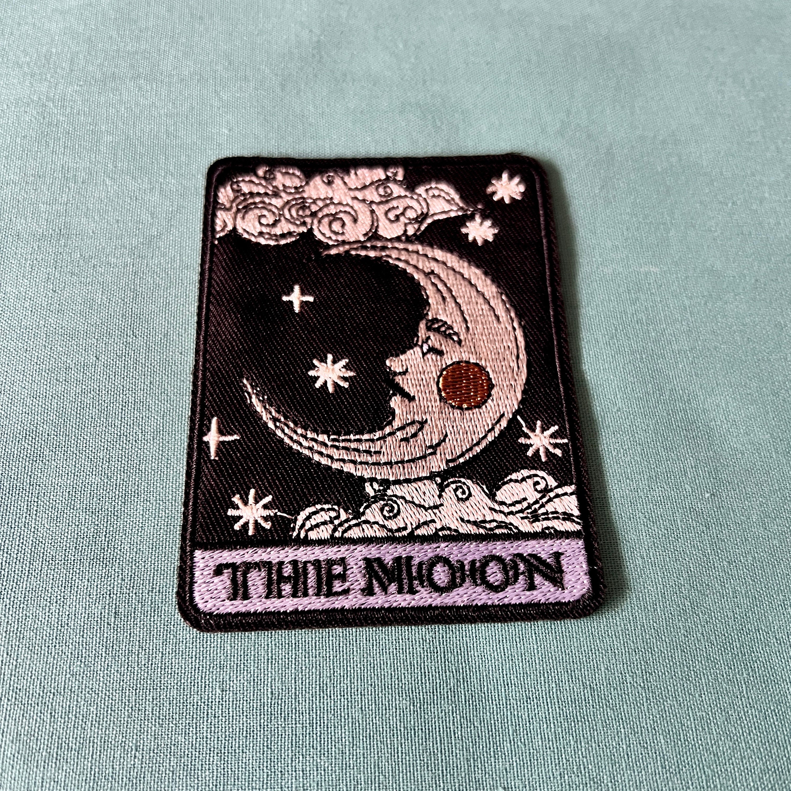 The Moon Tarot Patches - Iron On Patch - Tarot Iron on Patches - Patches For Jackets