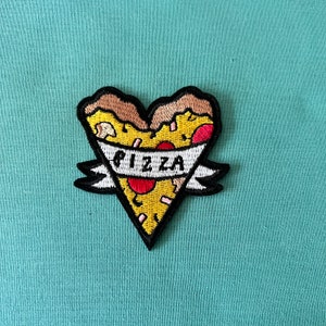Pizza Patch - Iron On Patches - Chenille Patches