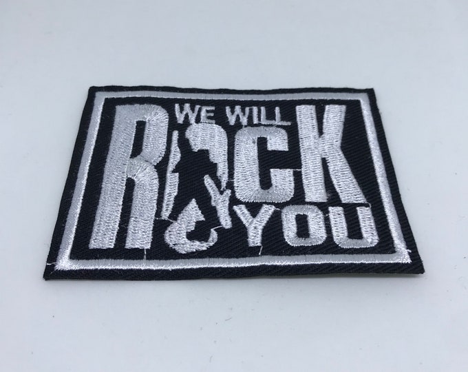 We Will Rock You Patch Queen Iron on Patch Freddie Mercury - Etsy