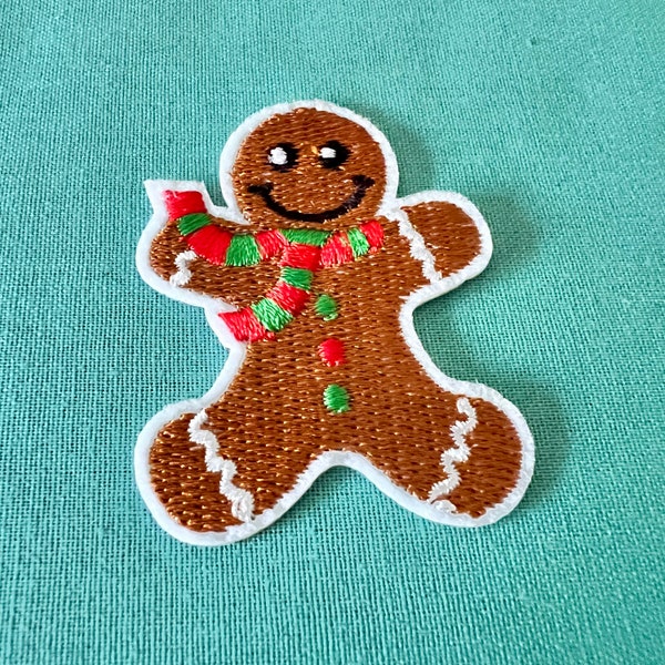 Lebkuchen Aufnäher - Weihnachten Aufbügler - Lebkuchen Aufbügler - Patches für Jacken