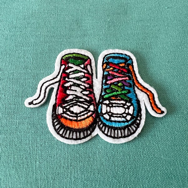 Shoe Patches - Trainers Iron On Patch -  Sneakers Iron On Patches - Patches For Jackets - Iron On Patches