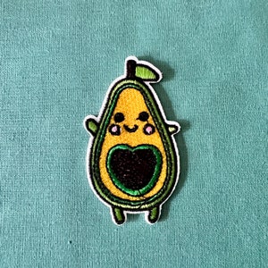 Avocado-patches - Avocado opstrijkbare patch - opstrijkbare voedselpatch - opstrijkbare patches