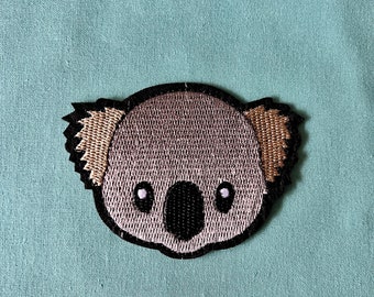 Koala Patch - Koala Bear Iron On Patch - Iron On Patches - Patches For Jackets