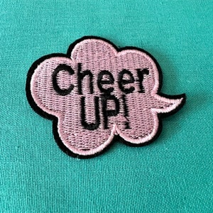 CHEER UP! Patches - Iron On Cheer Up! Patch - Iron On Patches - Patches For Jackets - Iron On Patches
