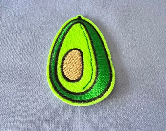 Avocado Patches - Avocado Iron On Patch - Iron on Food Patch - Iron On Patches
