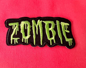 Zombie Patch - Iron On Zombie Patches - Patches For Jackets - Iron On Patches
