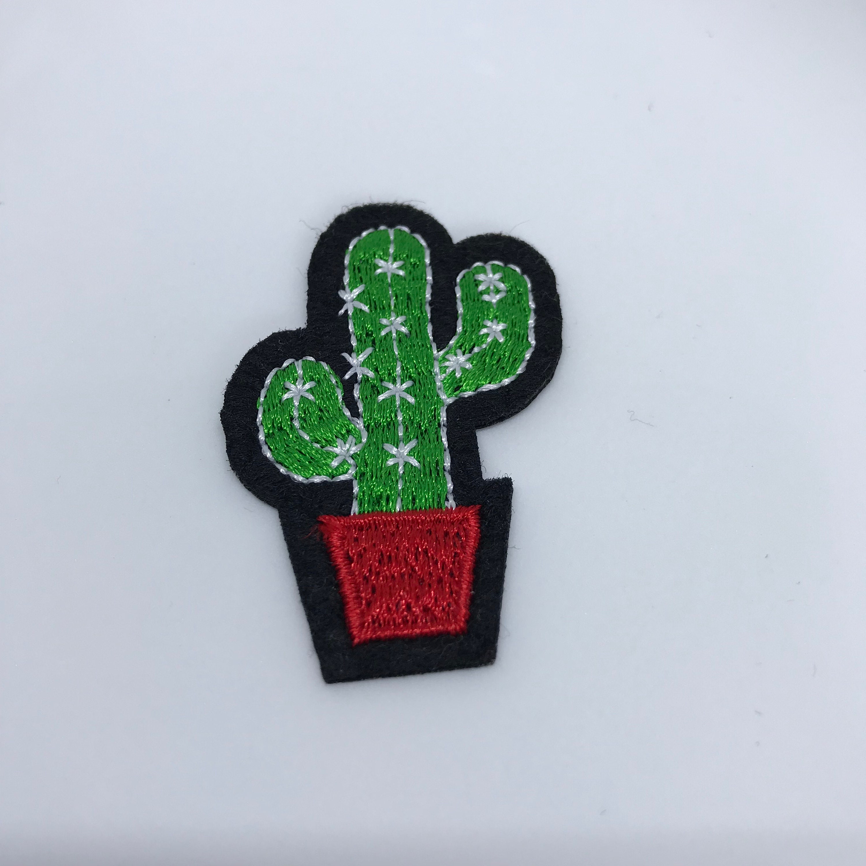 2x Mini Cactus Patches Cactus Iron On Patch Iron on Cactus Etsy